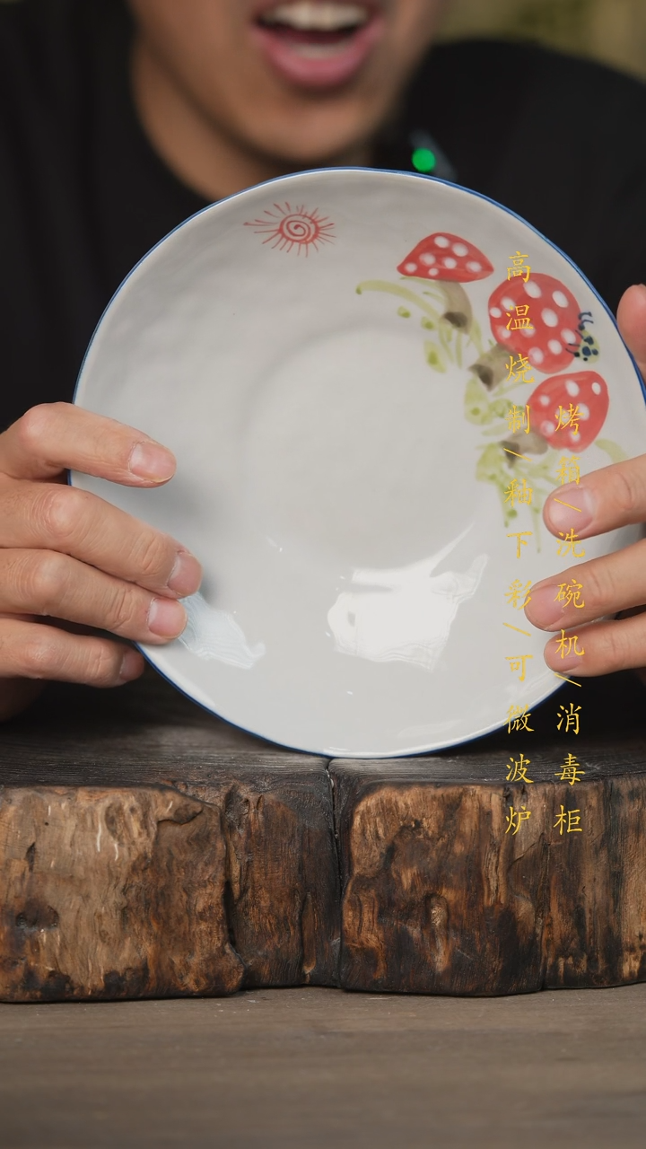 【闪购商品】瓷片景德镇高温釉下彩可微波烤箱洗碗机