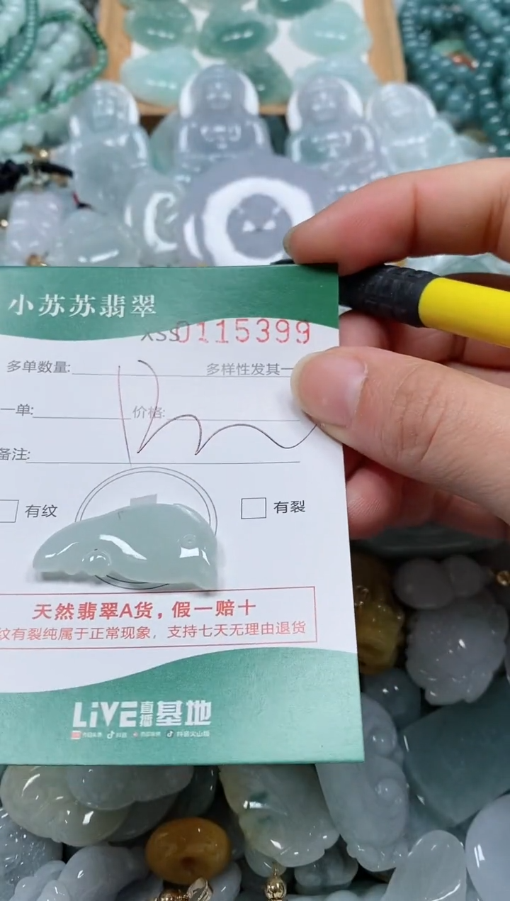 【闪购商品】翡翠颈饰未镶嵌闪购商品0115399