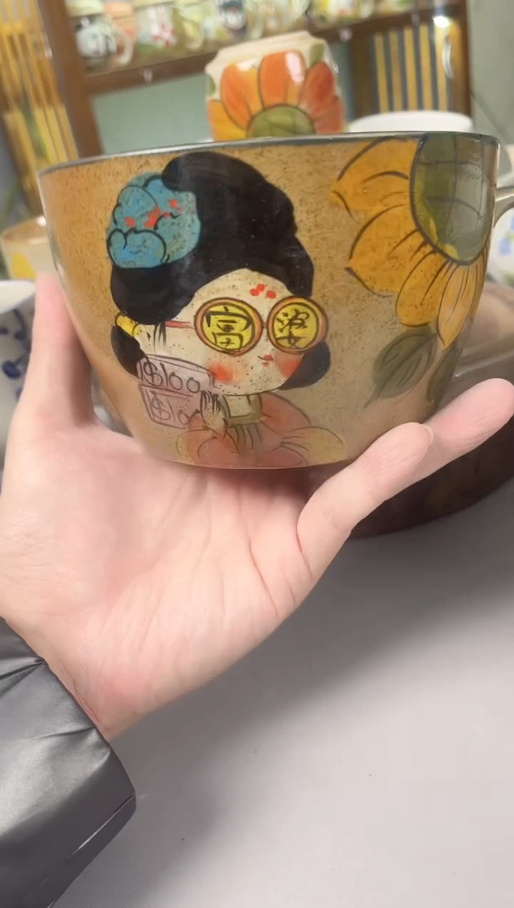 【闪购商品】瓷片景德镇手绘高温釉下彩瓷器