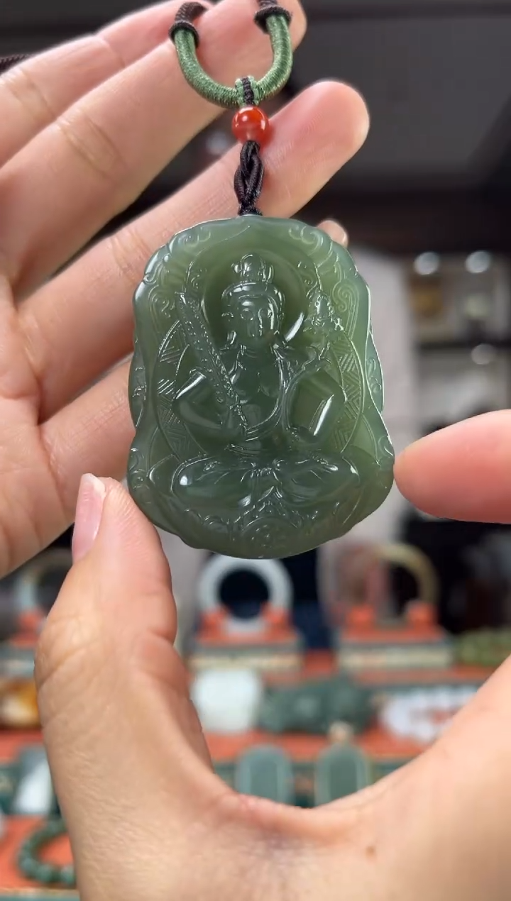 【闪购商品】和田玉颈饰未镶嵌佩佩牛 虎