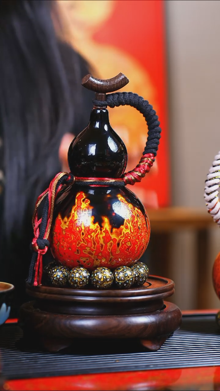 【闪购商品】JF134过年礼臻选大漆酒葫芦