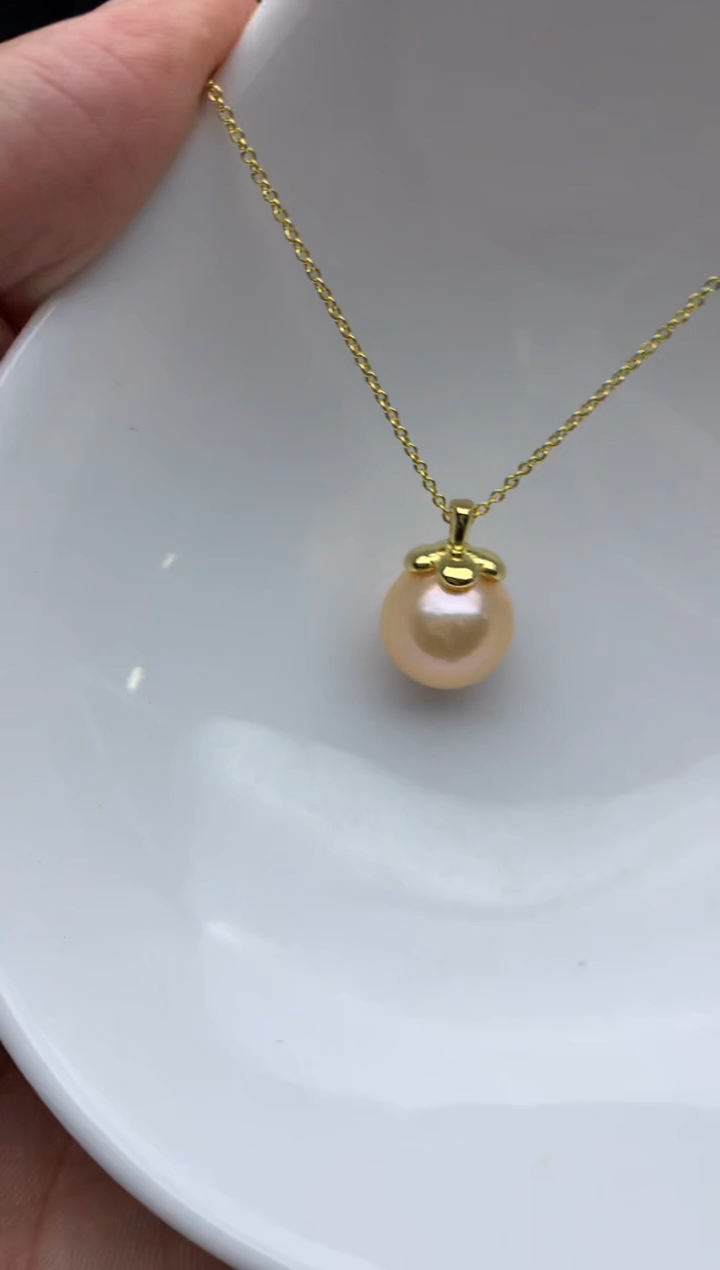 未镶嵌ff淡水珍珠吊坠