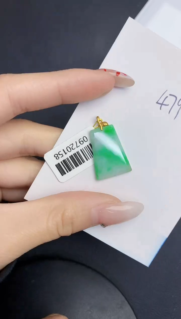 【闪购商品】翡翠颈饰18K金镶嵌000000000000
