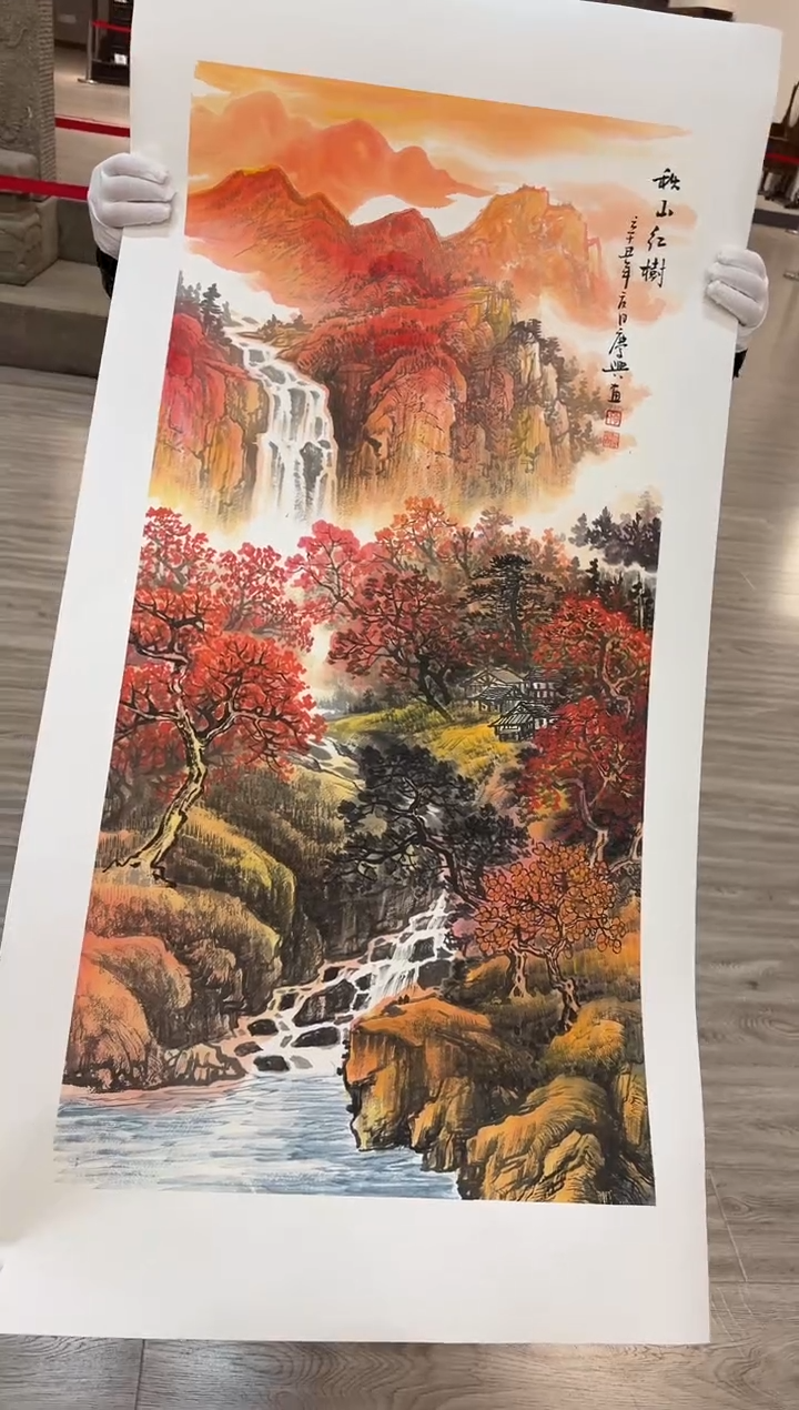 国画28赵隆轩美术馆李庆兴老师作品