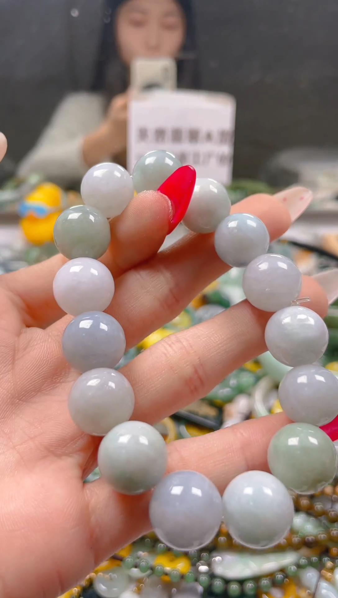 【闪购商品】翡翠颈饰未镶嵌13MM/H/翡翠A货一图一物