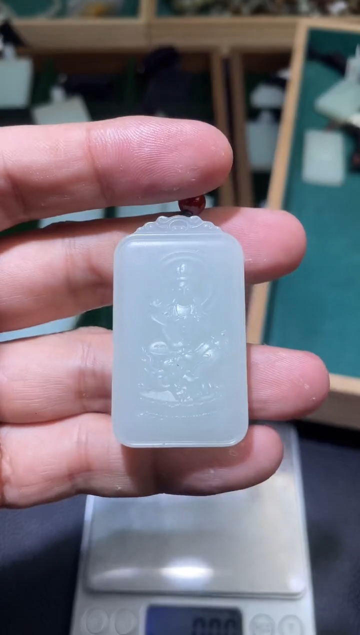 定制和田玉观音 