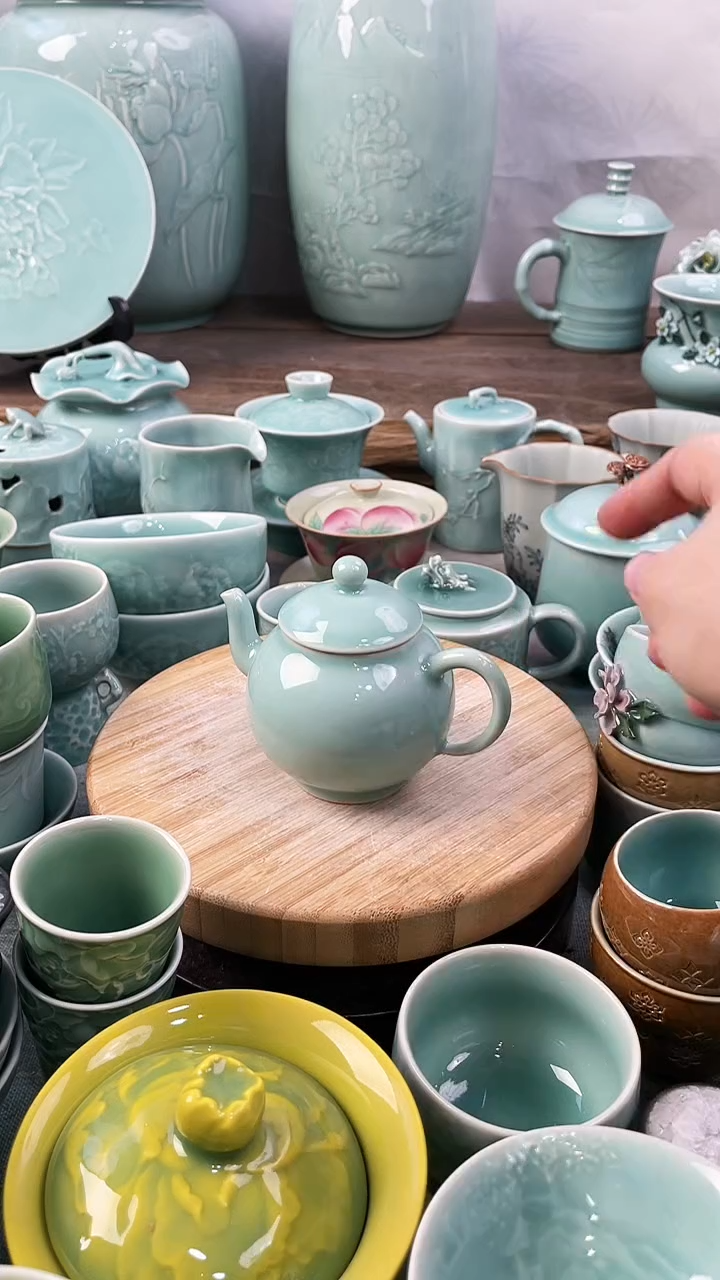 【闪购商品】特价 微瑕 慧仙青瓷
