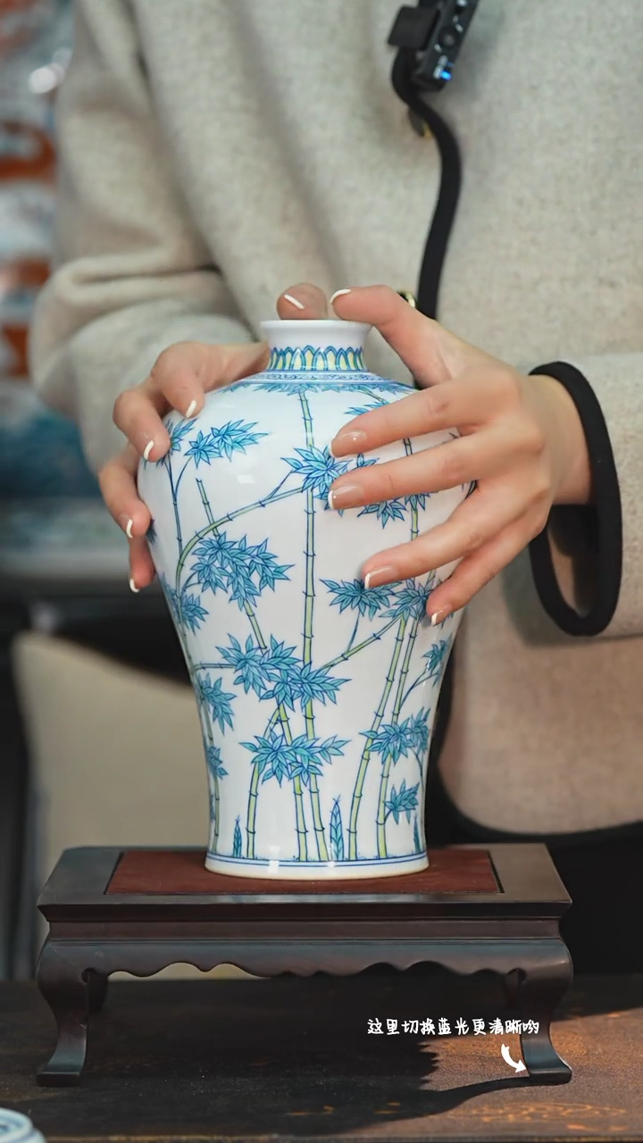 【闪购商品】中国官窑斗彩非遗传承人—涂杏花