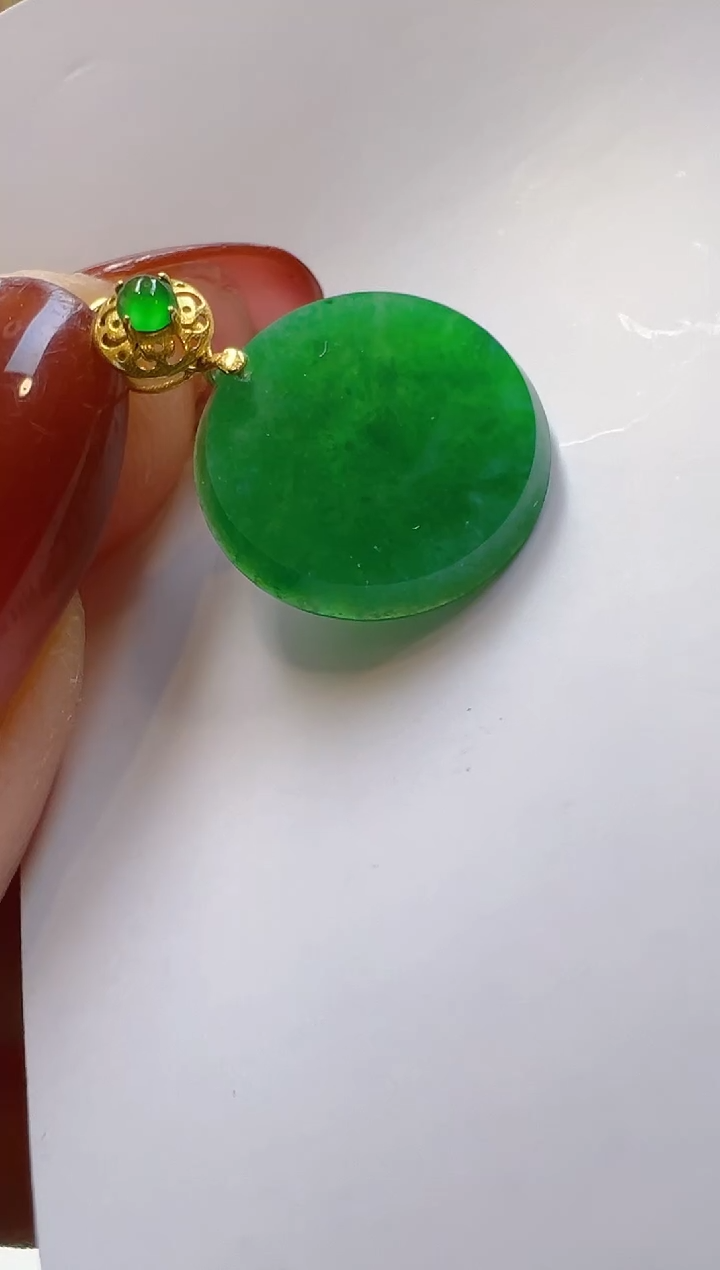 【闪购商品】翡翠吊坠(不含链)18K金镶嵌多样性团购发一件