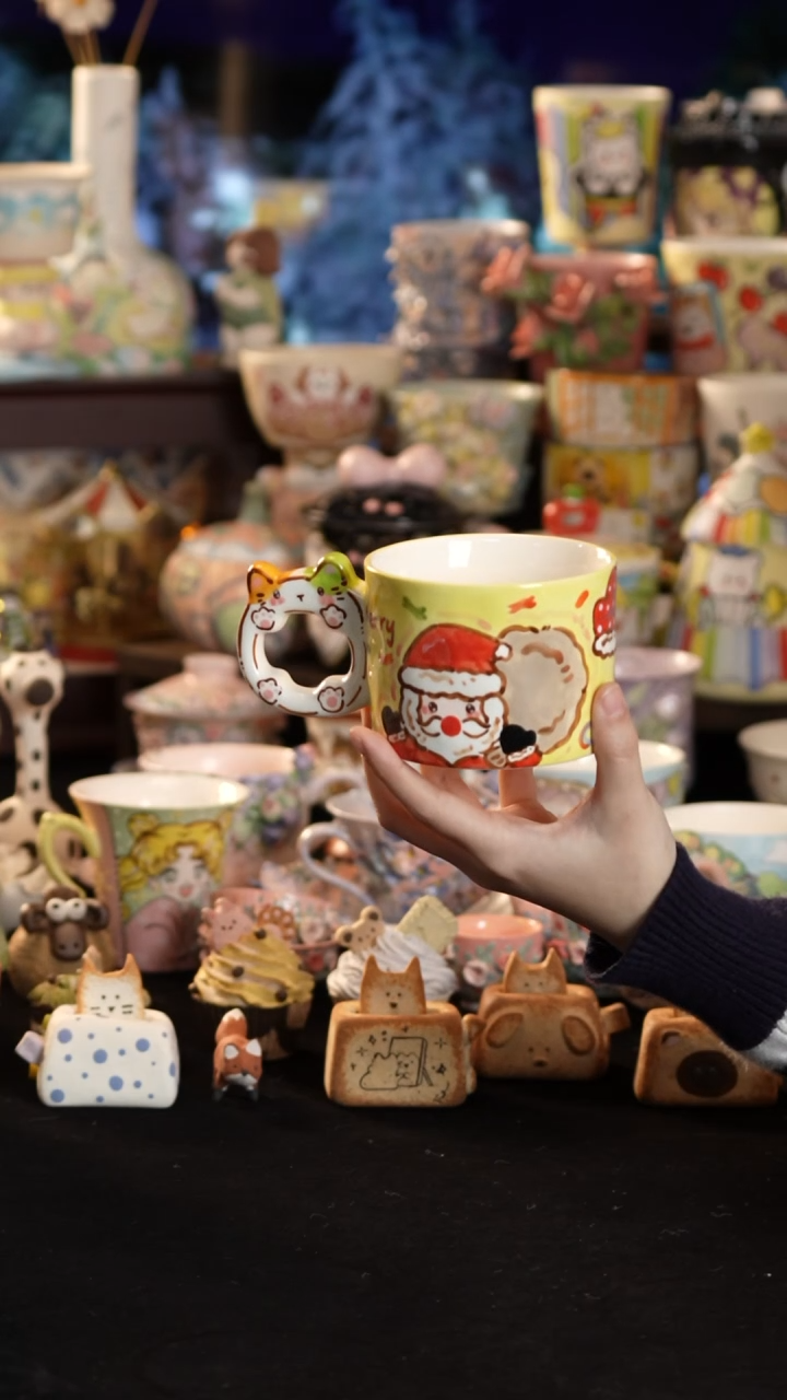 其他陶景德镇釉下彩手绘设计师款陶瓷