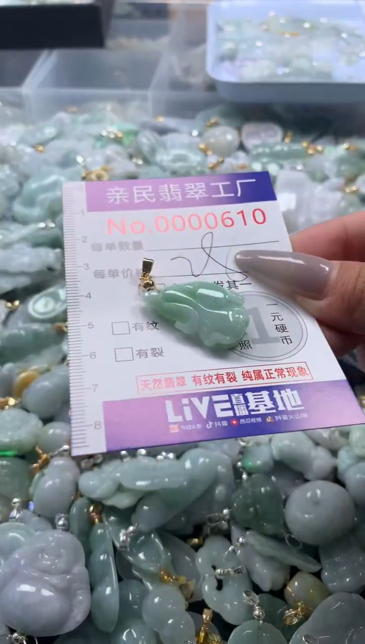 颈饰未镶嵌翡翠610