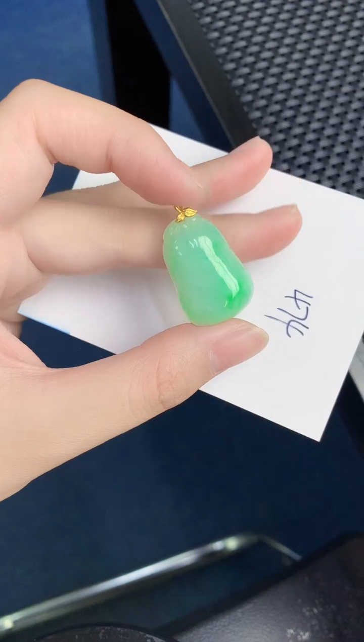 【闪购商品】翡翠颈饰18K金镶嵌000000000