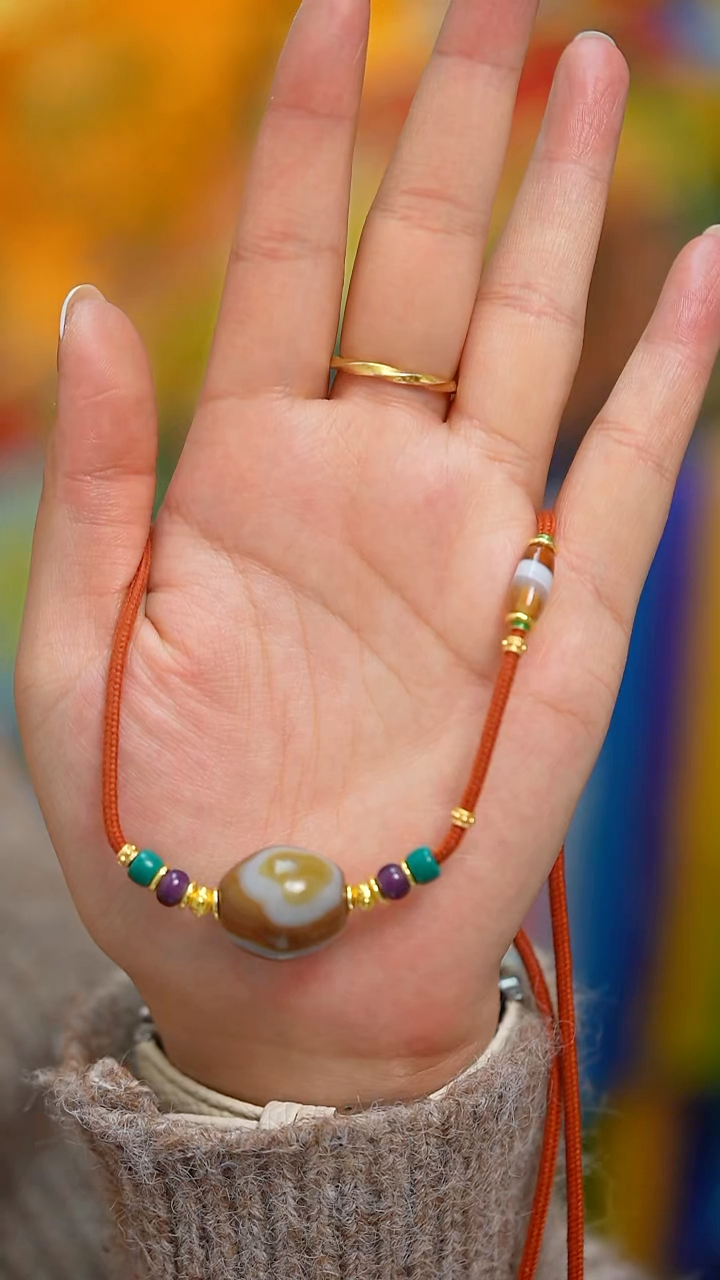 玛瑙/玉髓吊坠(赠链)未镶嵌缠丝吊坠（多样性发货，发其一）