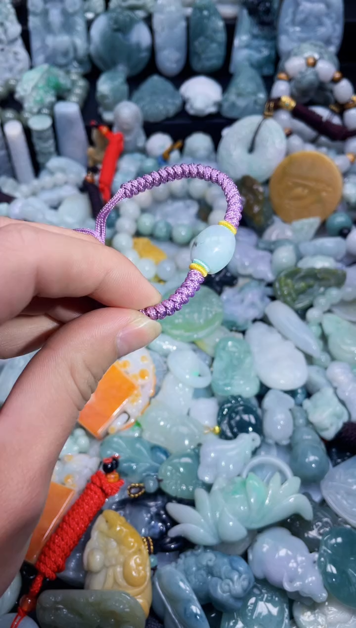 翡翠未镶嵌颈饰天然翡翠a货