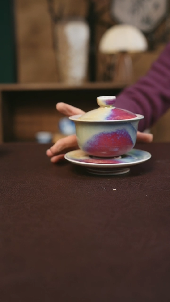 【闪购商品】景德镇陶瓷杯碗柴烧多人