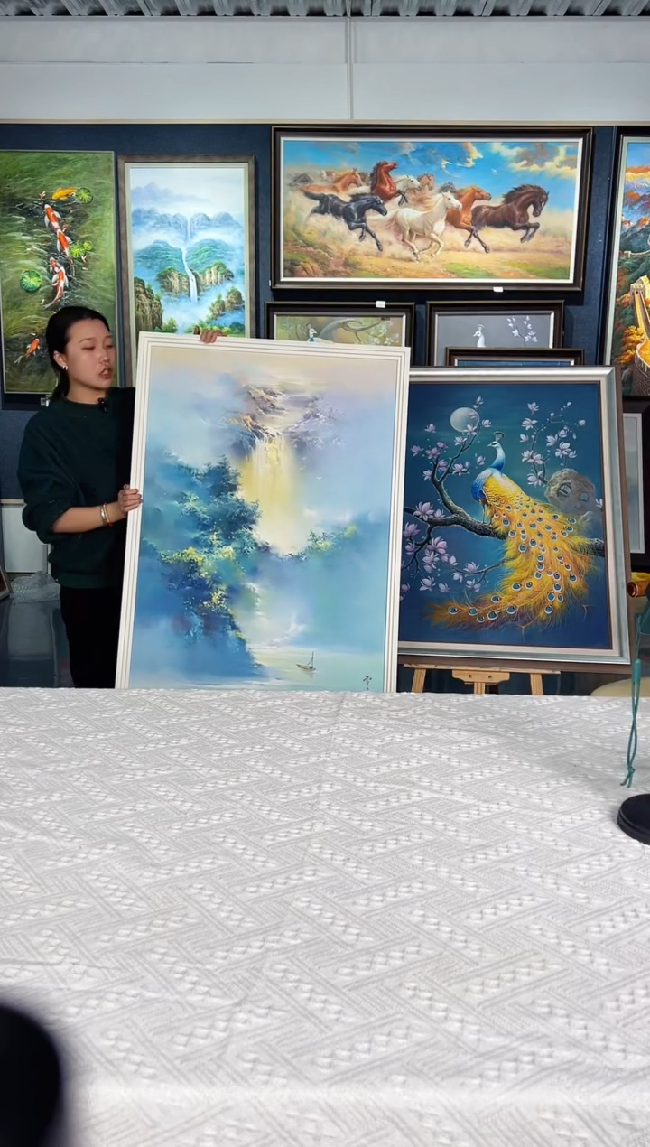 【闪购商品】油画77号 70*100 山水-手绘油画
