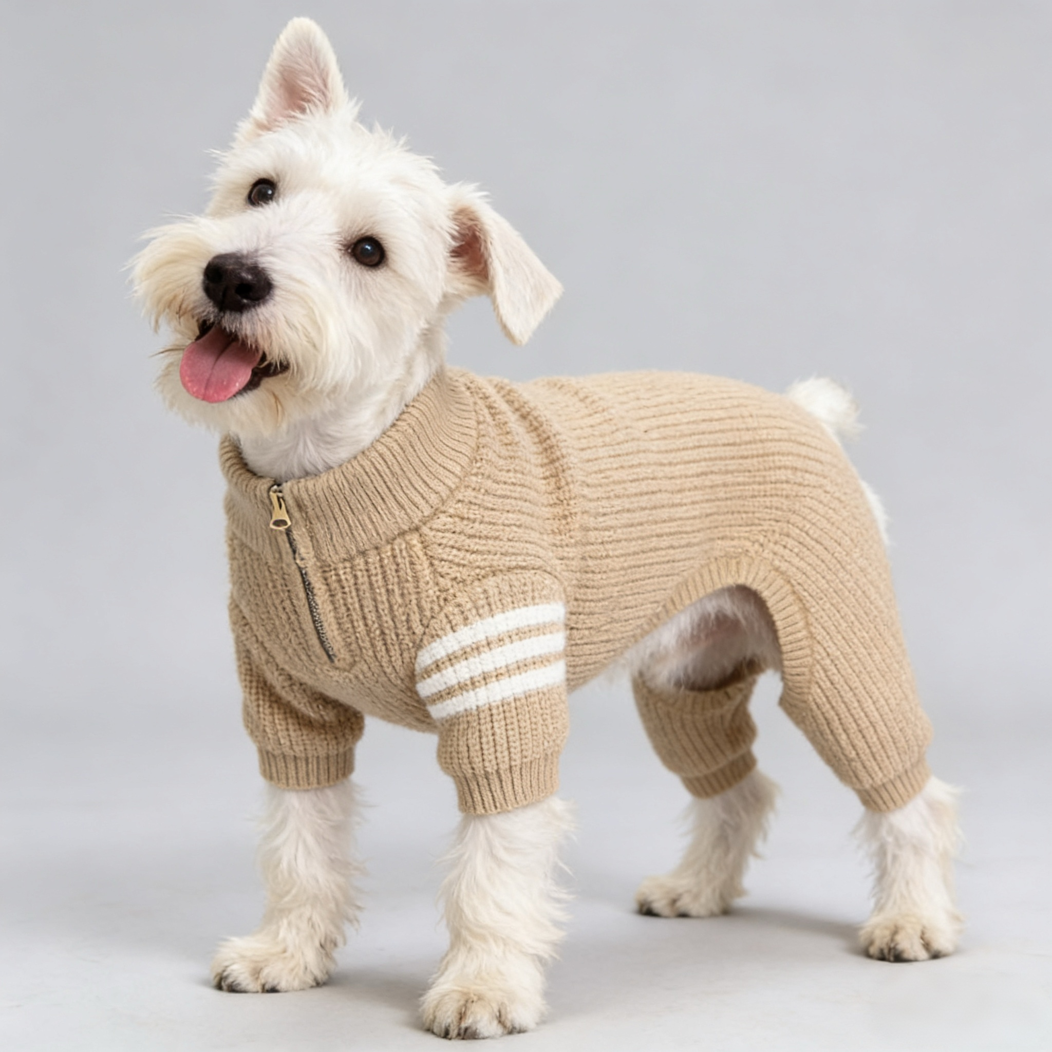 狗狗秋冬款四脚毛衣加厚保暖雪纳瑞泰迪比熊柴犬中小型犬宠物衣服