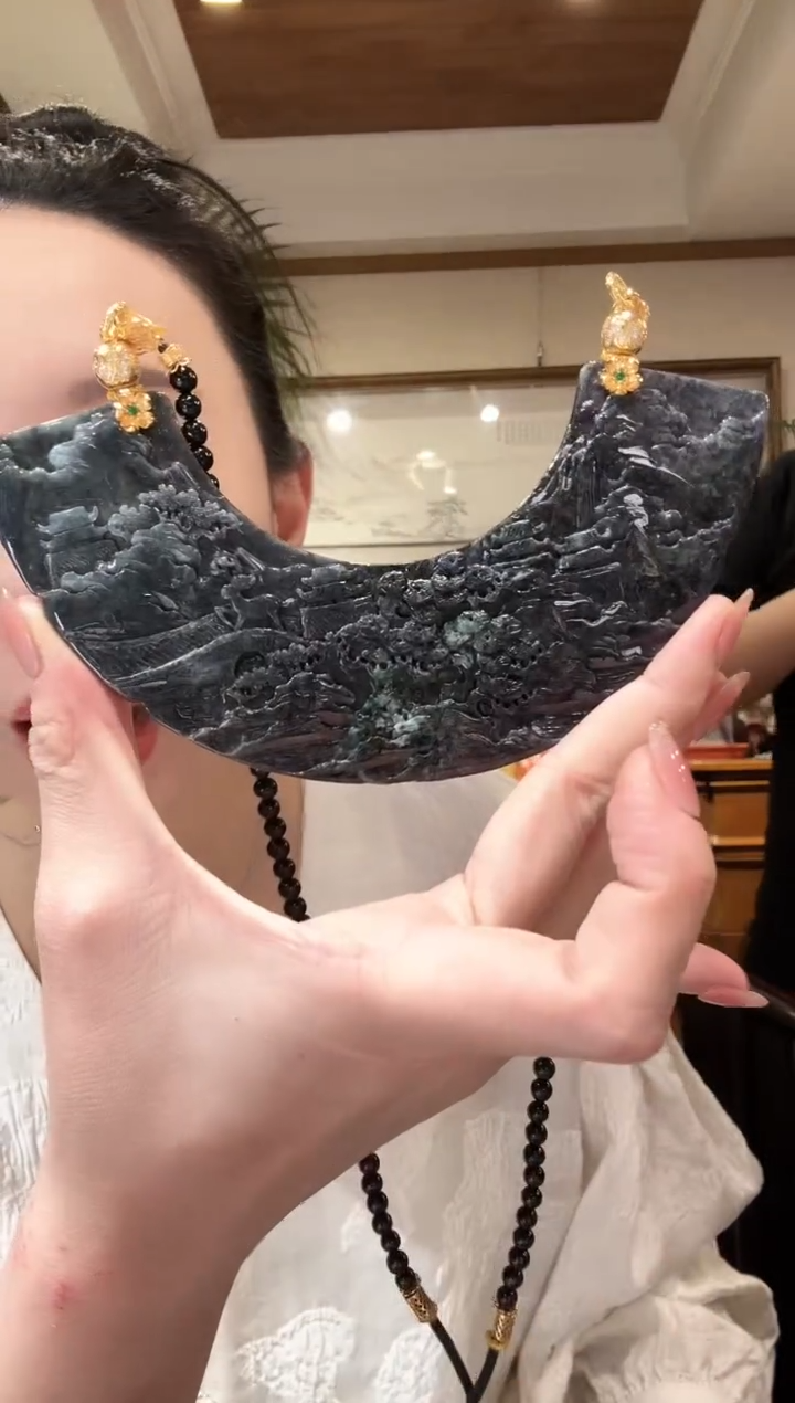 【闪购商品】翡翠颈饰未镶嵌国风