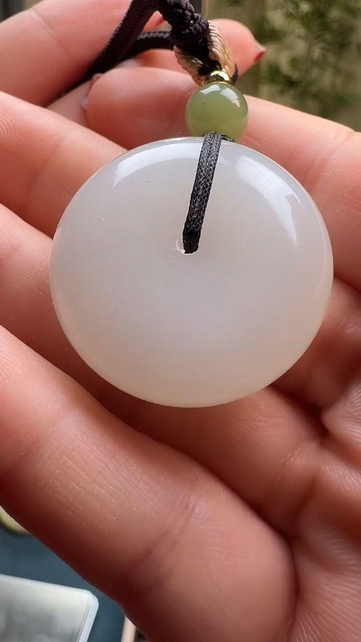 【闪购商品】和田玉吊坠未镶嵌1395平安扣