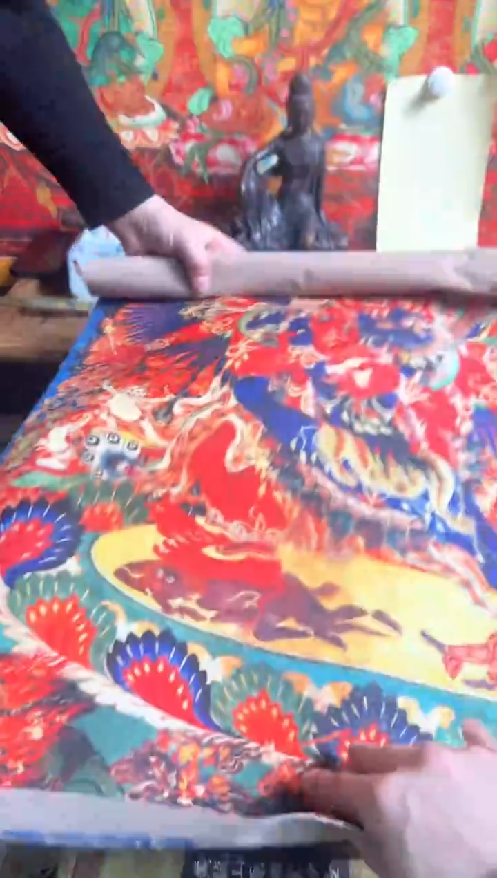 卷轴画卷轴画奥奥的唐卡