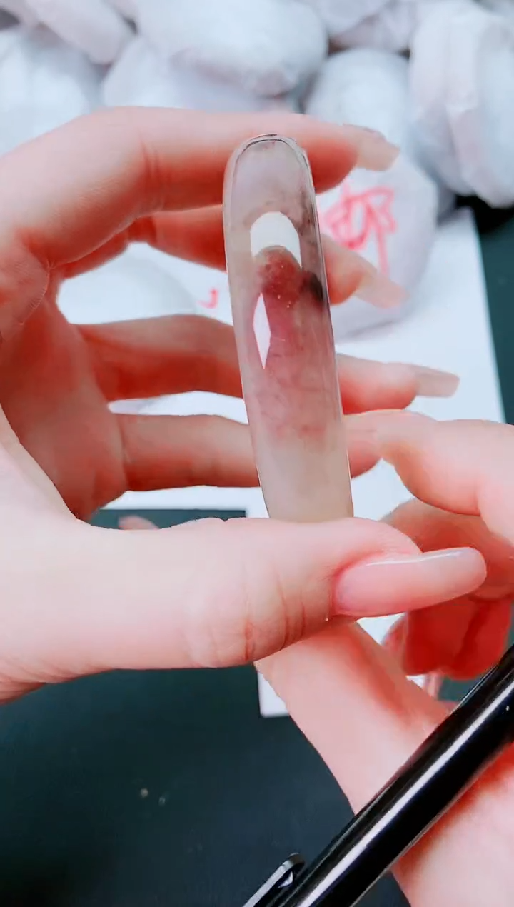 【闪购商品】石英质玉手镯未镶嵌J176-55-56