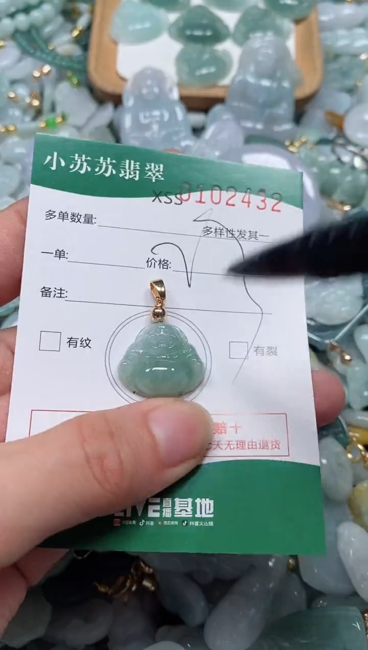 【闪购商品】翡翠颈饰未镶嵌闪购商品0102432