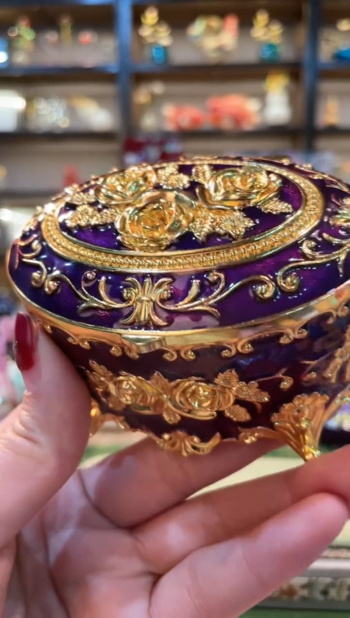 【闪购商品】精致珐琅彩首饰盒