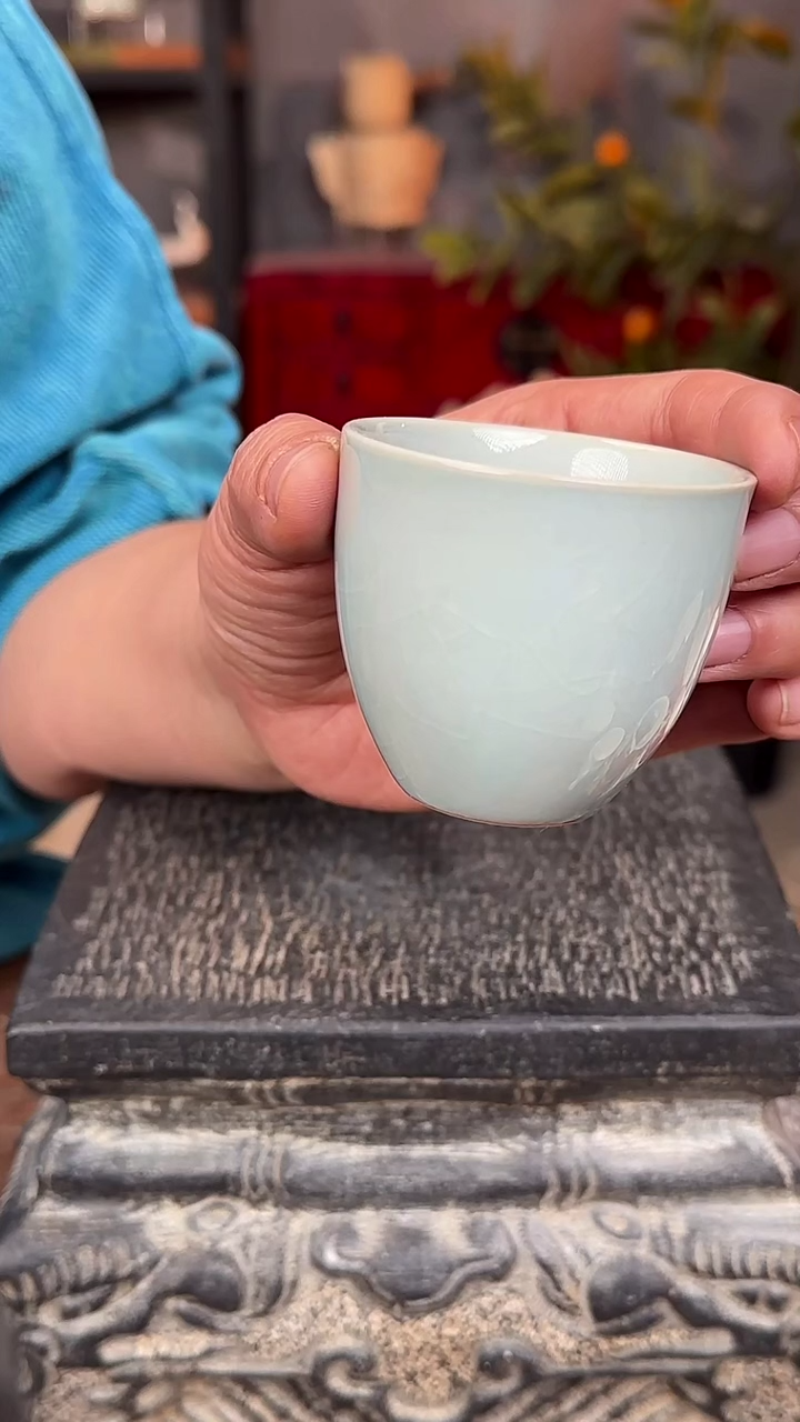 【闪购商品】摆件开片手工窑变小杯