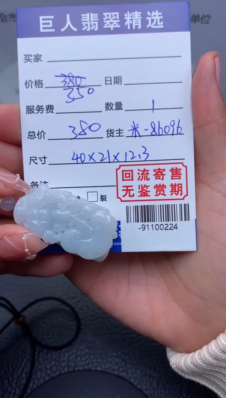 【闪购商品】翡翠颈饰未镶嵌多人-91100224