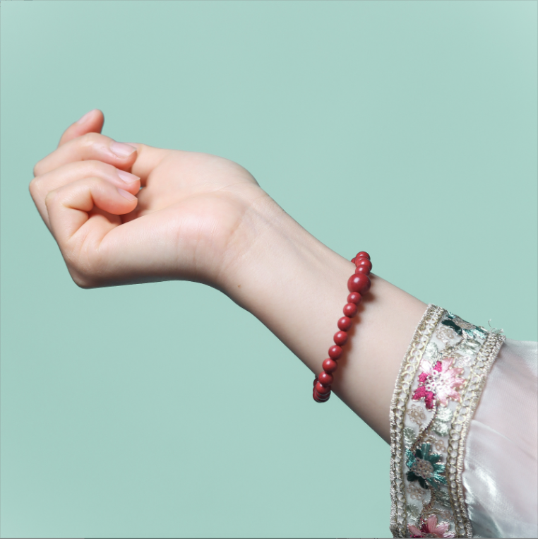 【花蕊夫人】0.6mm顶珠1.0mm手串非遗手工合香珠