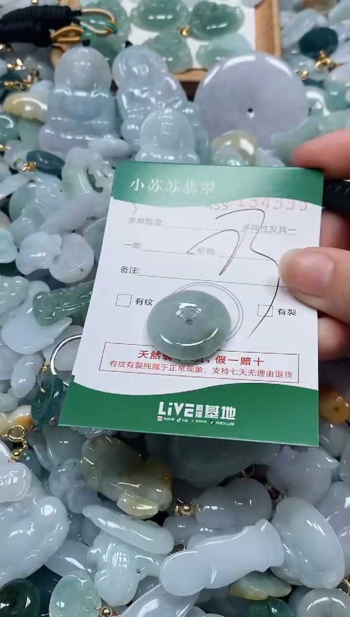 【闪购商品】翡翠颈饰未镶嵌闪购商品0134335