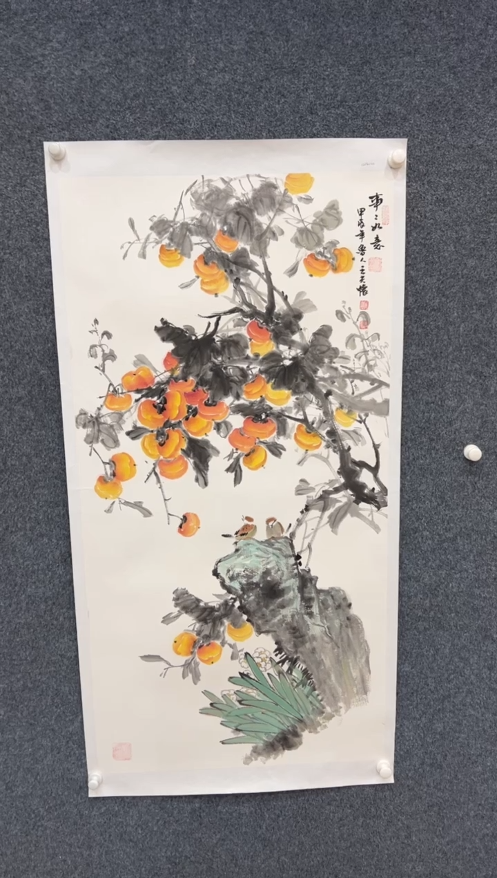 【闪购商品】国画2.9-王夫怀-四尺花鸟-051