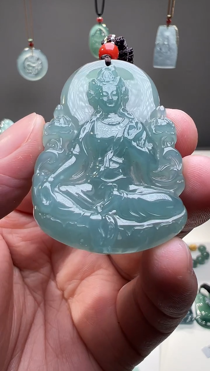 吊坠(不含链)未镶嵌翡翠度母