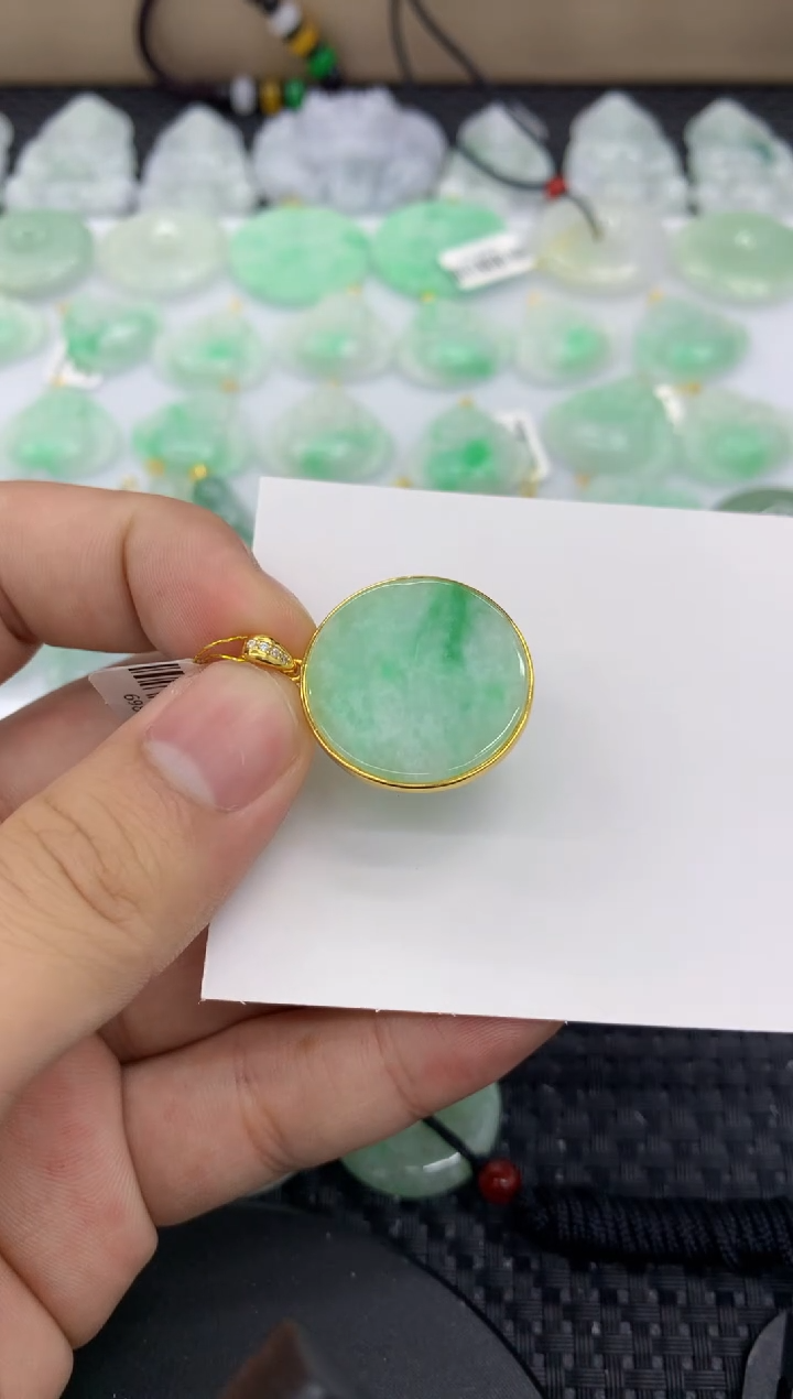 【闪购商品】翡翠颈饰银S925镶嵌1111111111