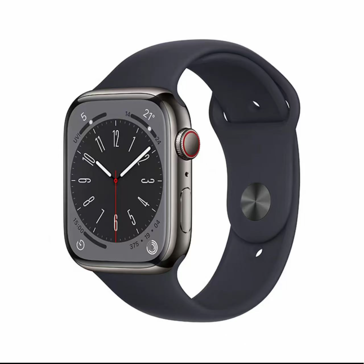 9新 Apple/苹果 Apple Watch S7不锈钢 蜂窝版 智能运动手表
