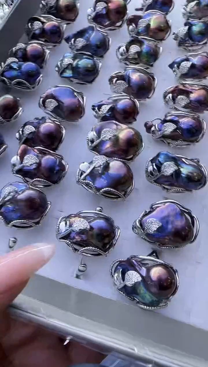 【闪购商品】淡水珍珠戒指未镶嵌548多样性发货 发其一