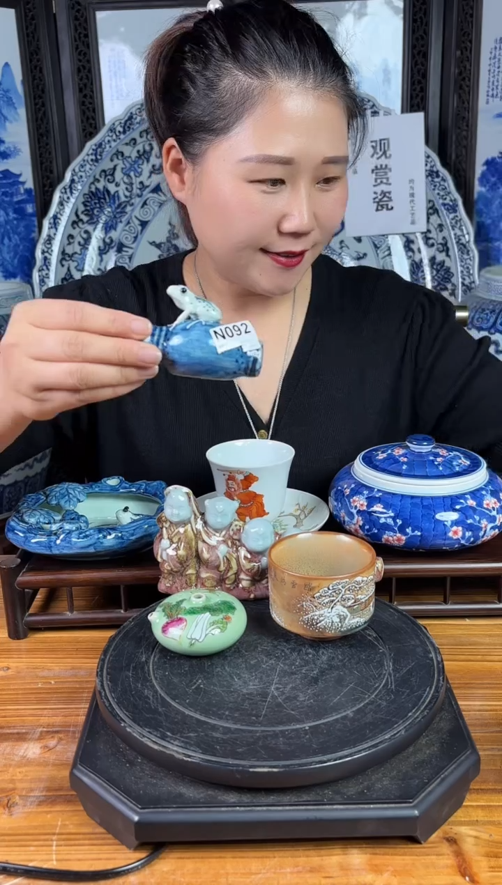 摆件景德镇陶瓷仿古摆件N092