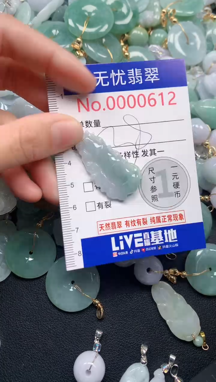 颈饰未镶嵌翡翠612