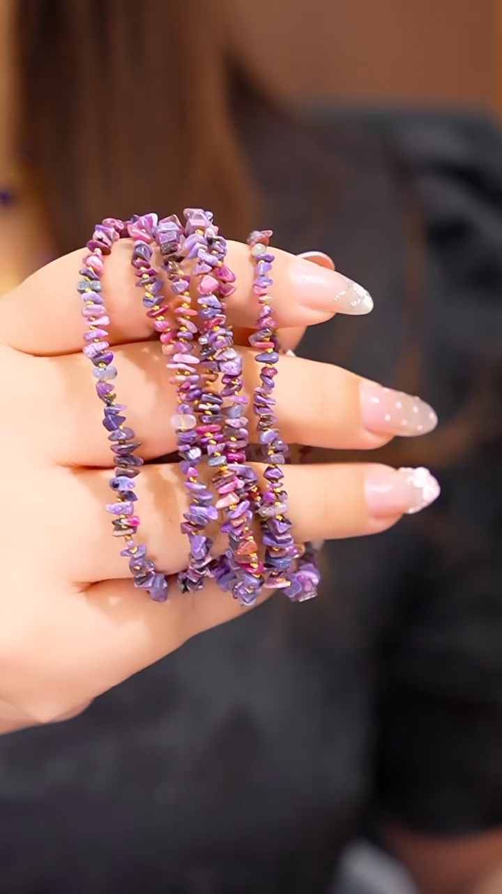 未镶嵌苏纪石（舒俱来）手链多样性发一