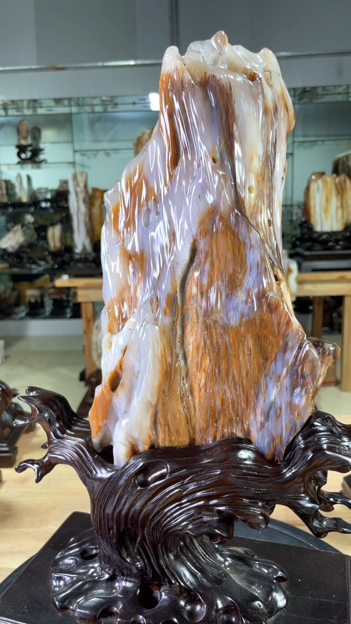 【闪购商品】硅化玉珠宝奇石未镶嵌880