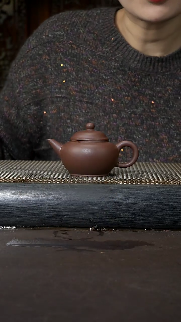 【闪购商品】紫砂茶壶特拼紫泥水平壶 80cc 0004