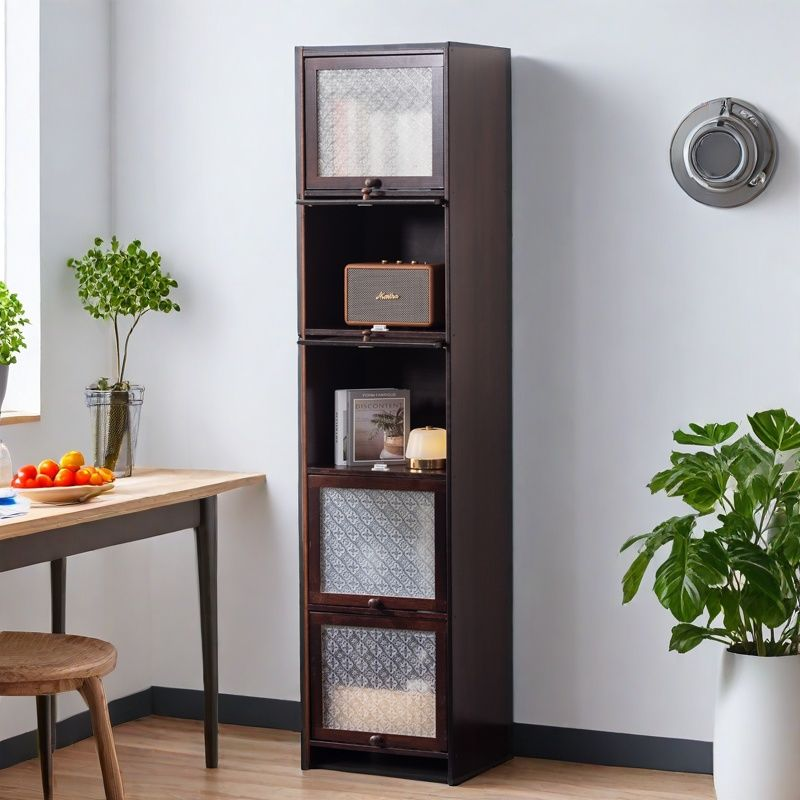 【王老板】中式复古窄书柜客厅家用展示柜书橱学生书架