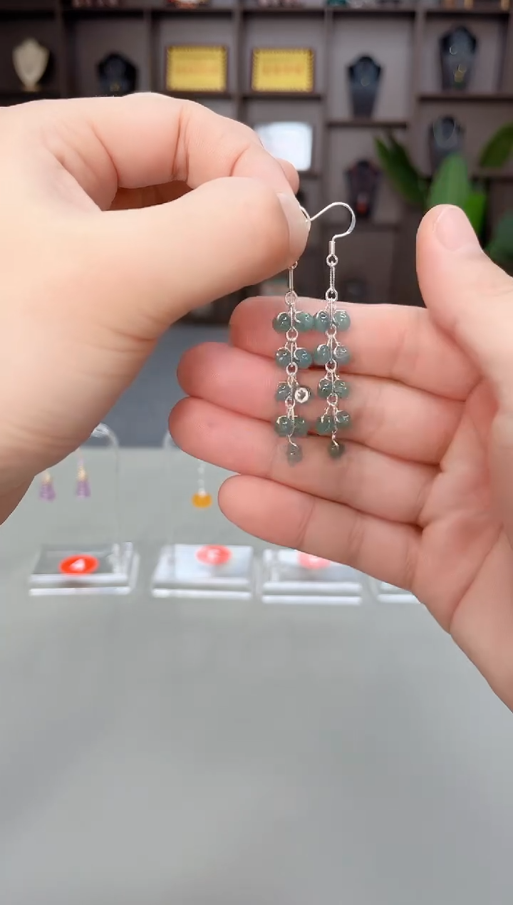 未镶嵌翡翠耳饰911000