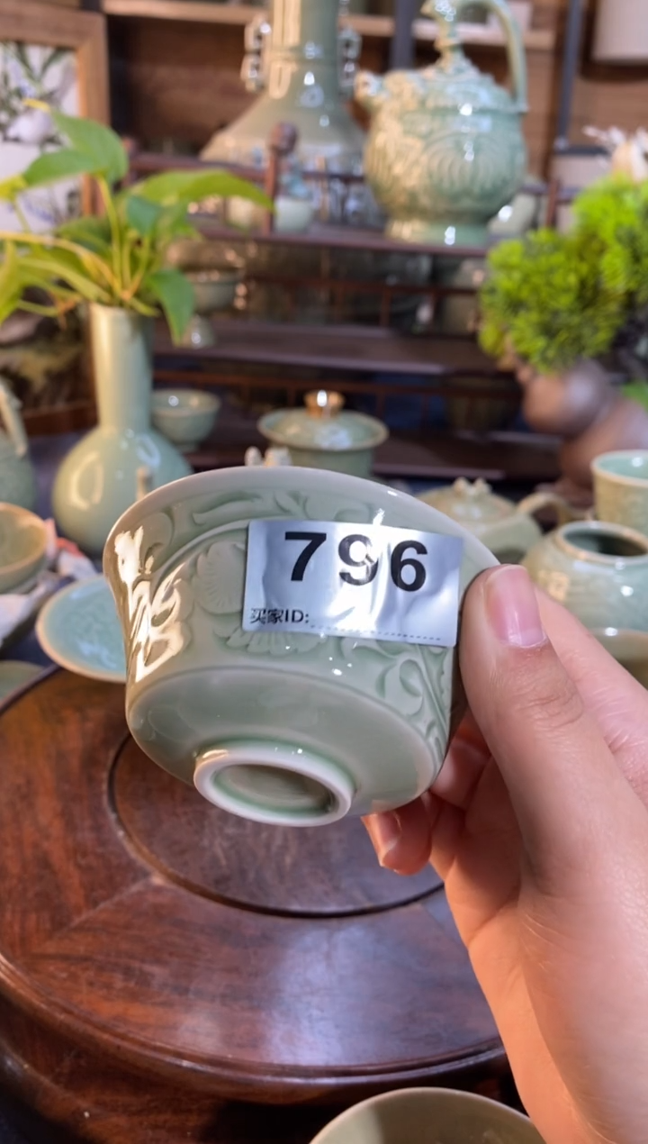 【闪购商品】796折腰杯 釉薄 微瑕 XG001