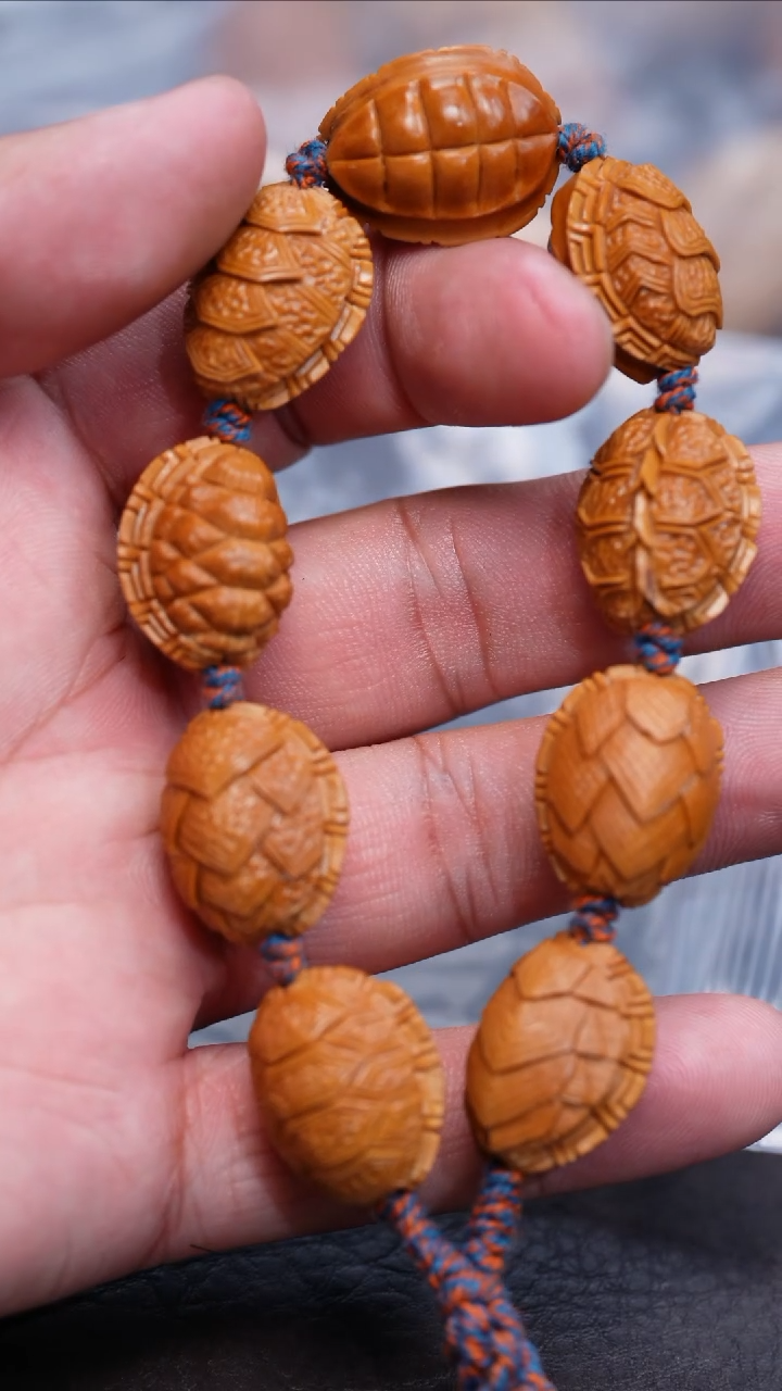 【闪购商品】橄榄核手串/手链富甲天下苏工核雕