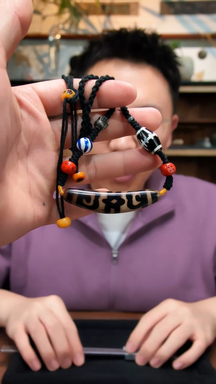 玛瑙/玉髓（覆膜）颈饰未镶嵌玛瑙天珠颈链ZD