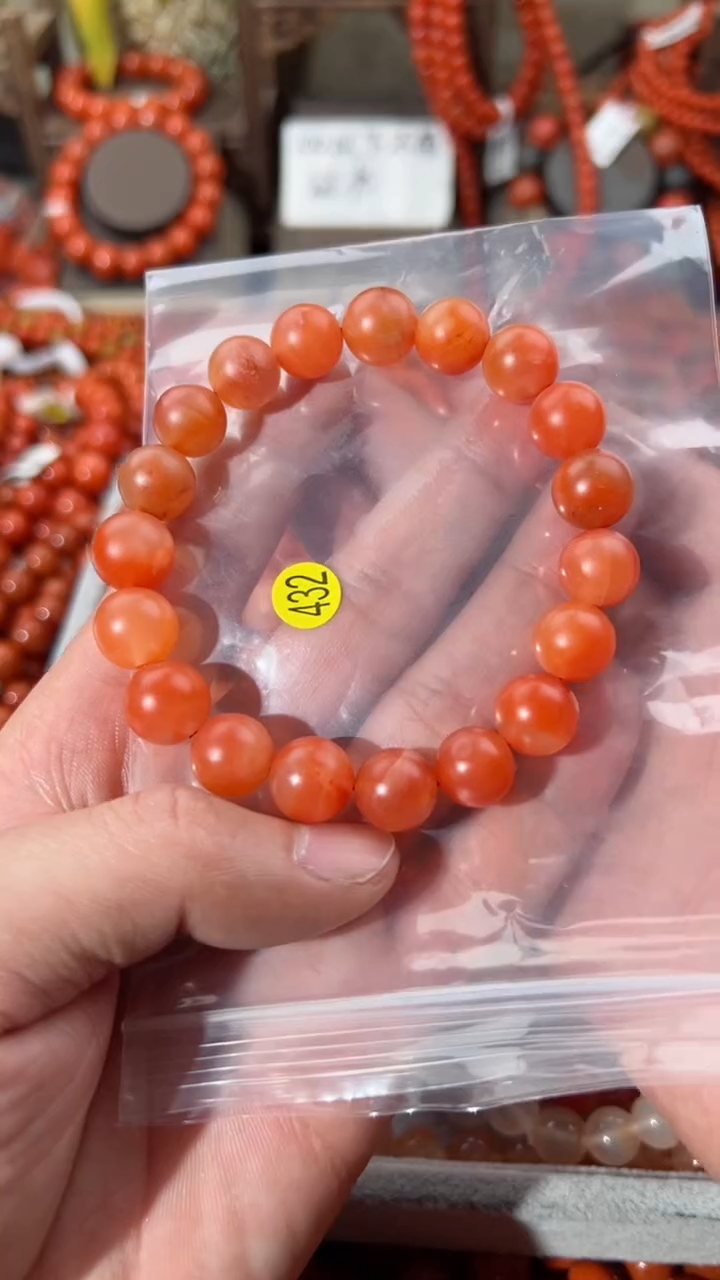 【闪购商品】南红玛瑙手串未镶嵌11