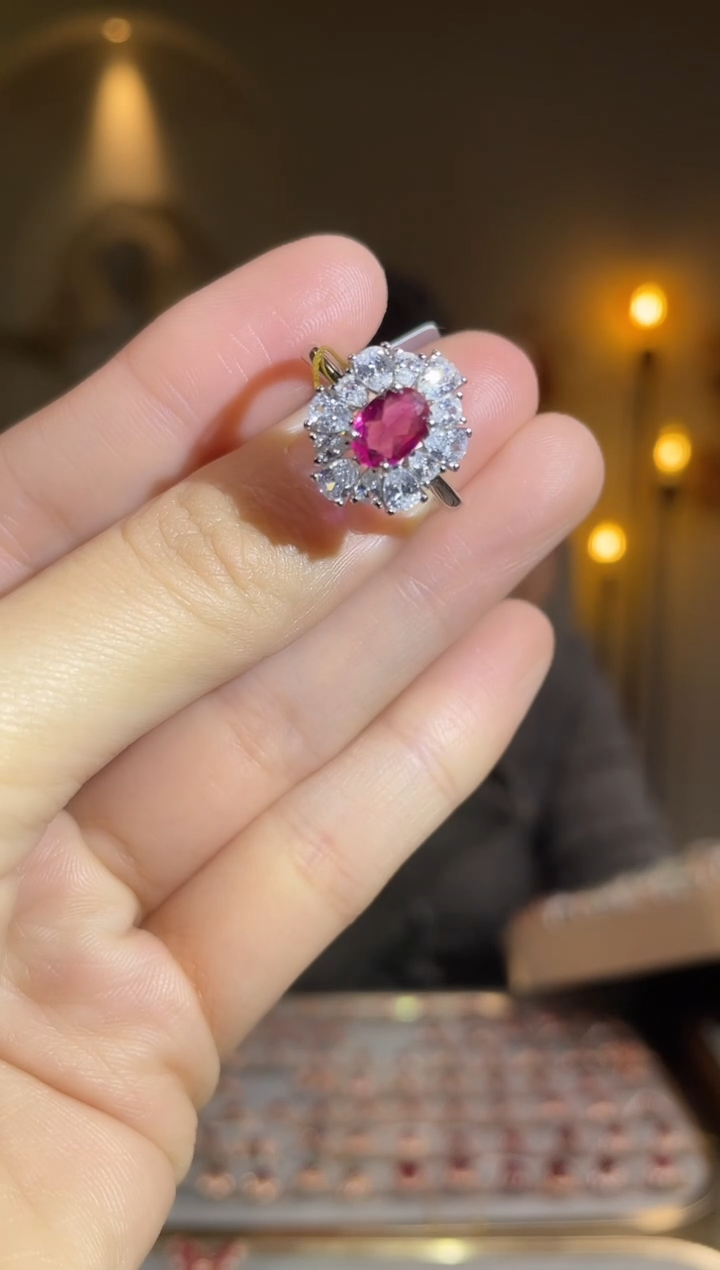 银S925镶嵌手饰碧玺手饰