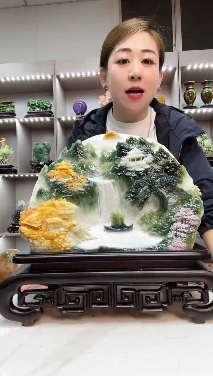 石材天然石材高端家居摆件