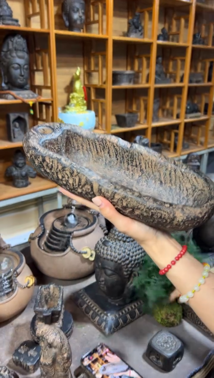 陶土【火山泥】牛槽盆